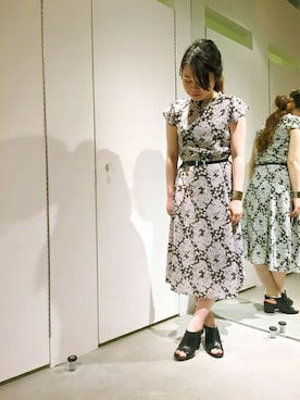 「Ebonyivory（エボニーアイボリー）のアイテム」を使った、note et silence.さん（レディース・156cm）の夏コーディネート