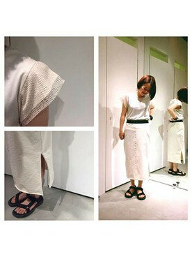 「nitca（ニトカ）のアイテム」を使った、note et silence.さん（レディース・152cm）の夏コーディネート