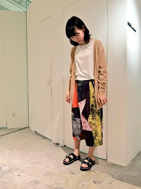 「rukkilill（ルッキリル）のアイテム」を使った、note et silence.さん（レディース・160cm）の夏コーディネート