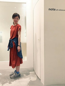 「nitca（ニトカ）のアイテム」を使った、note et silence.さん（レディース・160cm）の夏コーディネート