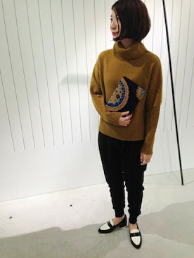 「So 1:1（ソウワンバイワン）のアイテム」を使った、note et silence.さん（レディース・160cm）の秋コーディネート