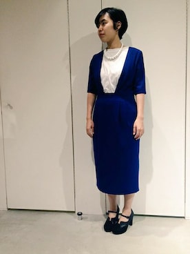 「nitca（ニトカ）のアイテム（アクセサリー）」を使った、note et silence.さん（レディース・155cm）の秋コーディネート