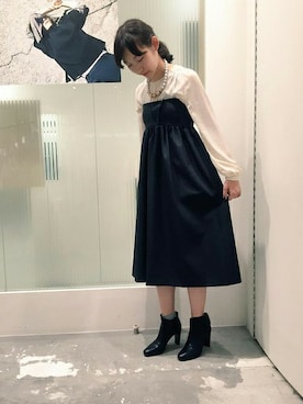 「Ebonyivory（エボニーアイボリー）のアイテム」を使った、note et silence.さん（レディース・160cm）の秋コーディネート