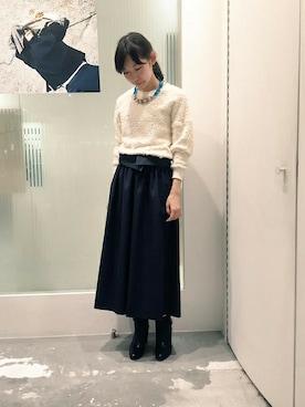 「caph（カーフ）のアイテム」を使った、note et silence.さん（レディース・160cm）の秋コーディネート