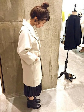 「nitca（ニトカ）のアイテム（その他アウター）」を使った、note et silence.さん（レディース・158cm）の秋コーディネート