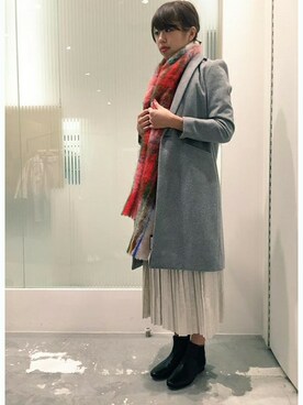 「nitca（ニトカ）のアイテム（その他アウター）」を使った、note et silence.さん（レディース・162cm）の秋コーディネート