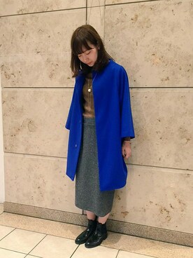 「nitca（ニトカ）のアイテム（その他アウター）」を使った、note et silence.さん（レディース・160cm）の秋コーディネート