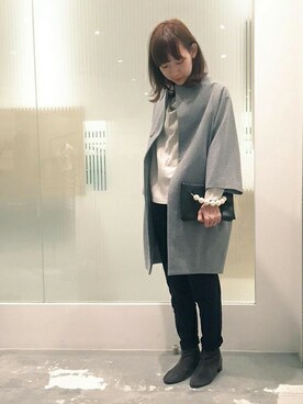 「nitca（ニトカ）のアイテム（その他アウター）」を使った、note et silence.さん（レディース・160cm）の秋コーディネート