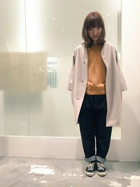 「nitca（ニトカ）のアイテム（その他アウター）」を使った、note et silence.さん（レディース・160cm）の秋コーディネート