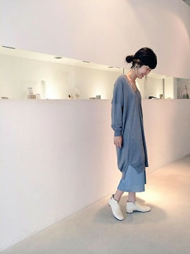 「So 1:1（ソウワンバイワン）のアイテム」を使った、note et silence.さん（レディース・160cm）の秋コーディネート