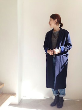 「nitca（ニトカ）のアイテム」を使った、note et silence.さん（レディース・160cm）の冬コーディネート