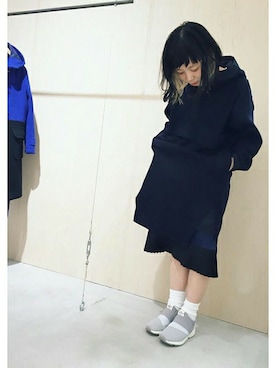 「caph（カーフ）のアイテム」を使った、note et silence.さん（レディース・157cm）の冬コーディネート