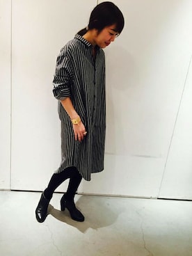 「note et silence （ノートエシロンス）のアイテム」を使った、note et silence.さん（レディース・157cm）の秋コーディネート