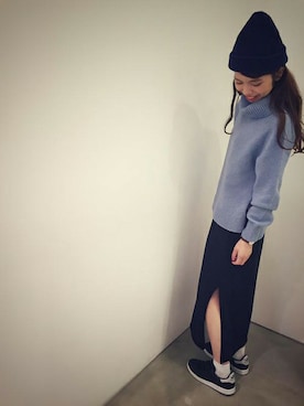 「Ebonyivory（エボニーアイボリー）のアイテム」を使った、note et silence.さん（レディース・158cm）の冬コーディネート