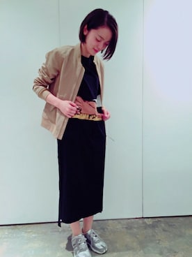 「So 1:1（ソウワンバイワン）のアイテム（ジャケット/アウター）」を使った、note et silence.さん（レディース・160cm）の春コーディネート