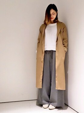 「So 1:1（ソウワンバイワン）のアイテム（その他アウター）」を使った、note et silence.さん（レディース・160cm）の春コーディネート