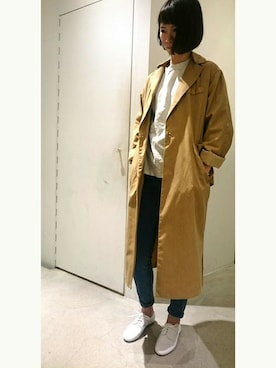 「So 1:1（ソウワンバイワン）のアイテム（その他アウター）」を使った、note et silence.さん（レディース・160cm）の春コーディネート