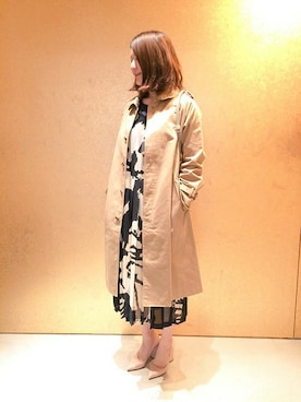 「So 1:1（ソウワンバイワン）のアイテム（その他アウター）」を使った、note et silence.さん（レディース・160cm）の春コーディネート