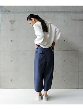 「Ebonyivory（エボニーアイボリー）のアイテム」を使った、note et silence.さん（レディース・166cm）の春コーディネート