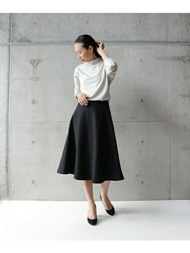 note et silence.さん（レディース・166cm）の春コーディネート