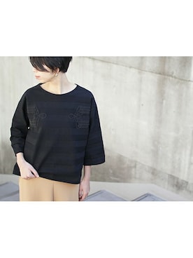 「So 1:1（ソウワンバイワン）のアイテム」を使った、note et silence.さん（レディース・161cm）の春コーディネート