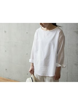 「nitca（ニトカ）のアイテム（トップス）」を使った、note et silence.さん（レディース・159cm）の春コーディネート