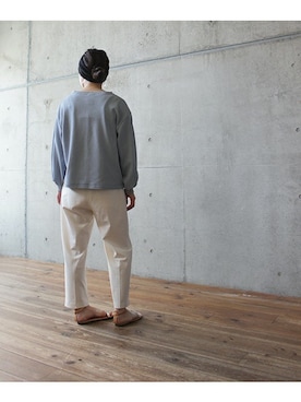 「nitca（ニトカ）のアイテム（トップス）」を使った、note et silence.さん（レディース・159cm）の春コーディネート