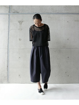 note et silence.さん（レディース・166cm）の春コーディネート