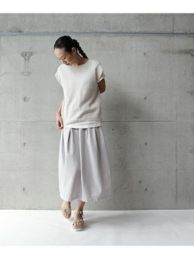 note et silence.さん（レディース・166cm）の春コーディネート