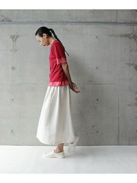 note et silence.さん(レディース・166cm)の春コーディネート