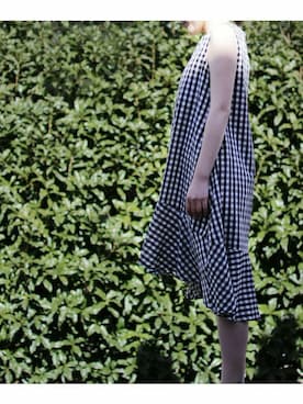 「note et silence （ノートエシロンス）のアイテム（ワンピース/ドレス）」を使った、note et silence.さん（レディース・160cm）の春コーディネート