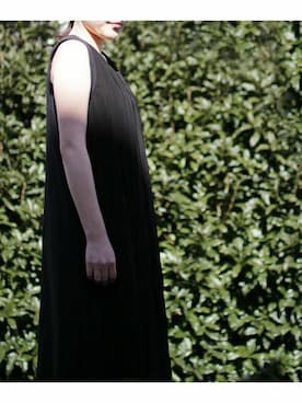 「note et silence （ノートエシロンス）のアイテム（ワンピース/ドレス）」を使った、note et silence.さん（レディース・160cm）の春コーディネート