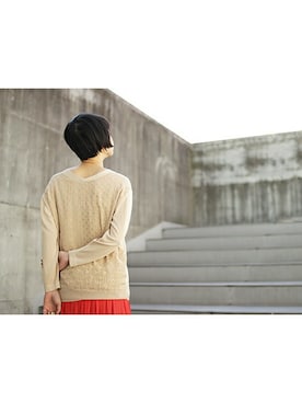 note et silence.さん（レディース・161cm）の春コーディネート