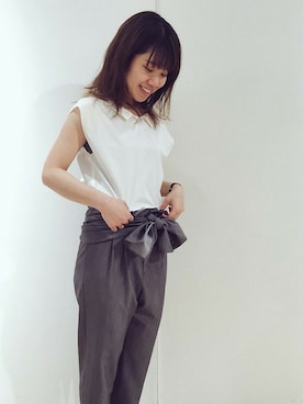 note et silence.さん（レディース・159cm）の春コーディネート