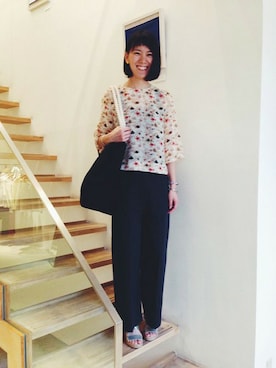 「rukkilill（ルッキリル）のアイテム」を使った、note et silence.さん（レディース・160cm）の春コーディネート