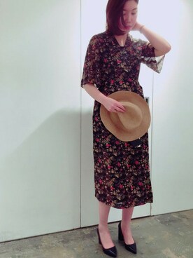 「rukkilill（ルッキリル）のアイテム」を使った、note et silence.さん（レディース・166cm）の春コーディネート