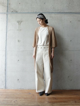 note et silence.さん（レディース・168cm）の春コーディネート