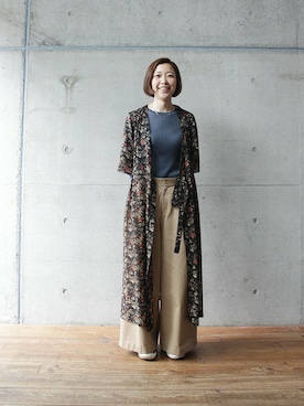 note et silence.さん(レディース・157cm)の春コーディネート