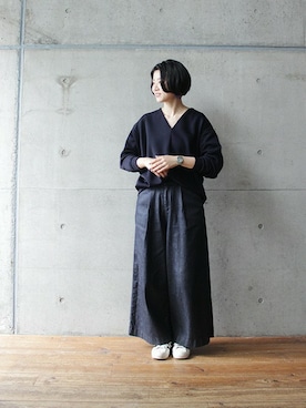 「So 1:1（ソウワンバイワン）のアイテム」を使った、note et silence.さん（レディース・158cm）の春コーディネート