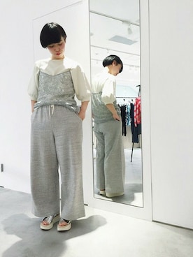 「So 1:1（ソウワンバイワン）のアイテム」を使った、note et silence.さん（レディース・157cm）の春コーディネート