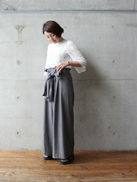 note et silence.さん（レディース・158cm）の春コーディネート