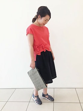 note et silence.さん（レディース・160cm）の夏コーディネート