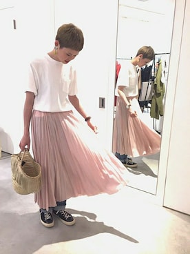 「note et silence （ノートエシロンス）のアイテム」を使った、note et silence.さん（レディース・164cm）の春コーディネート