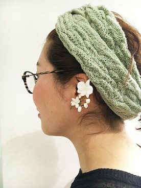 「caph（カーフ）のアイテム（アクセサリー）」を使った、note et silence.さん（レディース・160cm）の春コーディネート