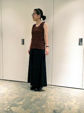 note et silence.さん（レディース・157cm）の夏コーディネート