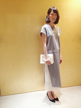 「caph（カーフ）のアイテム」を使った、note et silence.さん（レディース・167cm）の夏コーディネート