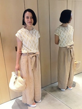 note et silence.さん（レディース・158cm）の夏コーディネート