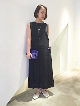 「Ebonyivory（エボニーアイボリー）のアイテム」を使った、note et silence.さん（レディース・158cm）の夏コーディネート