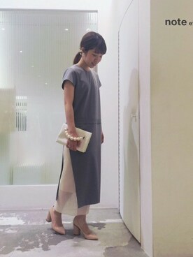 note et silence.さん（レディース・159cm）の夏コーディネート