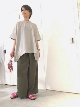 note et silence.さん（レディース・161cm）の夏コーディネート